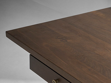 Compass Desk Double Drawer